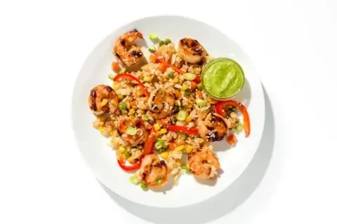 Peruvian Shrimp Fried Rice