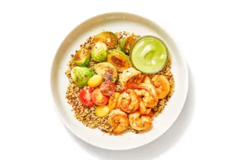Seared Shrimp & Quinoa Bowl