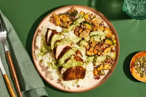 Cheesy Cauliflower Mash with 2x Pork Filet