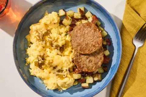 Green Chile Egg Scramble