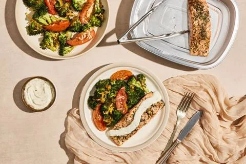 Oven Bake Wild Salmon & Dijon Sauce