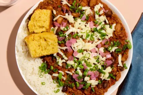 Mixed Bean Chili & Cornbread