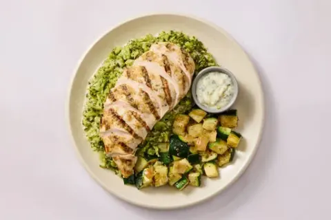 Cheesy Garden Herb Chicken