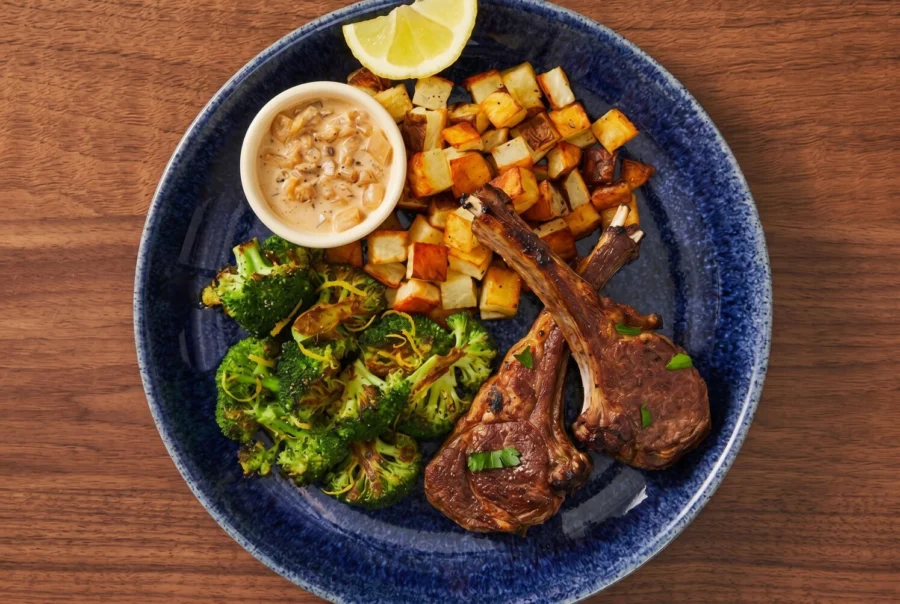 Steakhouse-Style Lamb Chops
