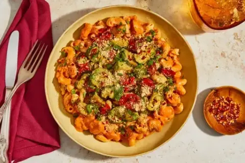 Creamy Tomato Pasta with Organic Chicken