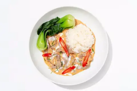 Beef Panang Curry & Bok Choy