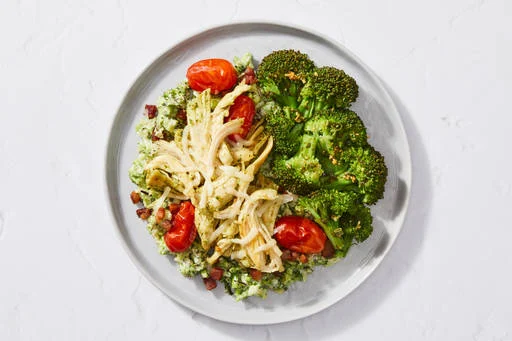 Pesto, Bacon & Tomato Chicken Bake