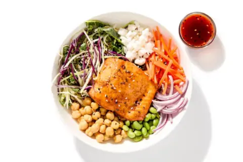 Roasted Salmon Energy Bowl