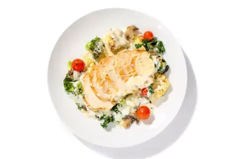 Creamy Chicken with Garden Vegetables