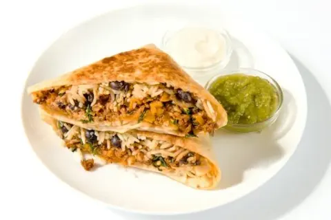 Mission-Style Soyrizo Burrito