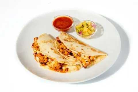 Spicy Cauliflower Al Pastor Quesadilla
