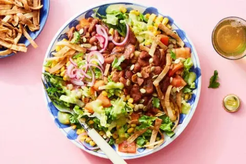 Braised Beef Taco Salad