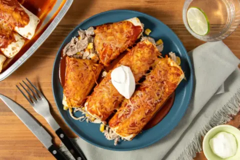 Pulled Pork Enchiladas