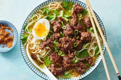 Chicken Noodle Soup with Bok Choy