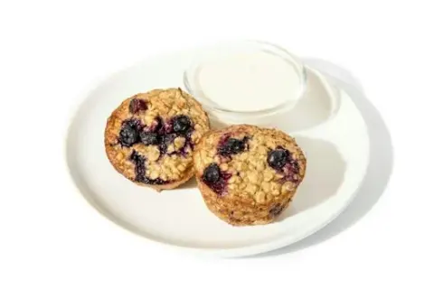 Banana & Blueberry Oatmeal Cups