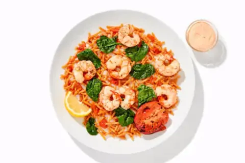Garlic-Chili Shrimp Fideua
