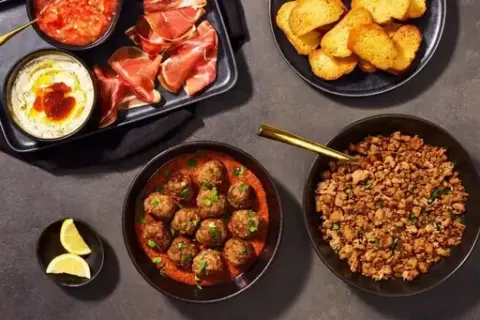 Spanish-Style Tapas & 2x Turkey Albondigas