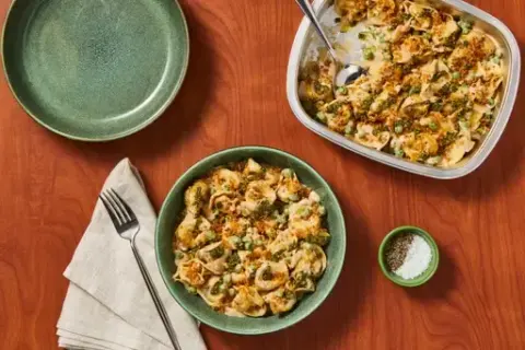Prep & Bake Pesto Tortelloni with 2x Salmon