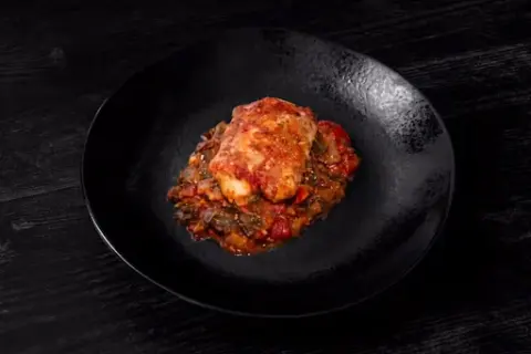 Jamaican Spiced Cod and Hearty Greens
