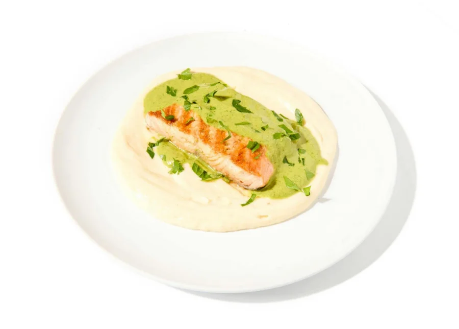 Salmon with Salsa Verde