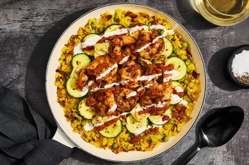 Paella-Style Rice with Wild Gulf Shrimp