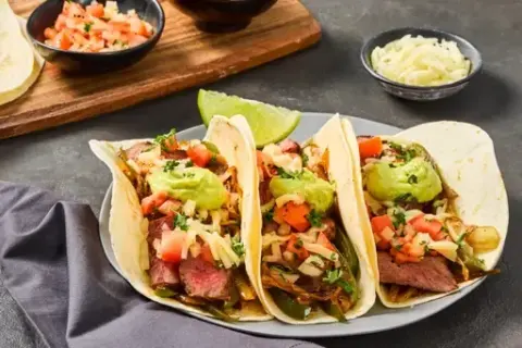 Cantina-Style Bavette Steak Taco Bar