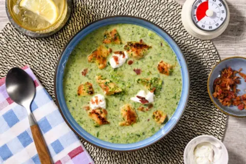 Chef Rachel's Radiant Chicken & Pea Soup
