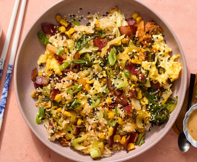 Bacon & Kimchi Fried Rice