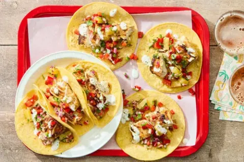 Jamaican Jerk Tilapia Tacos