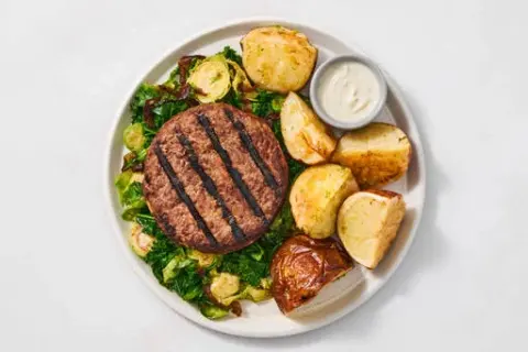 Blue Cheese Caramelized Onion Burger