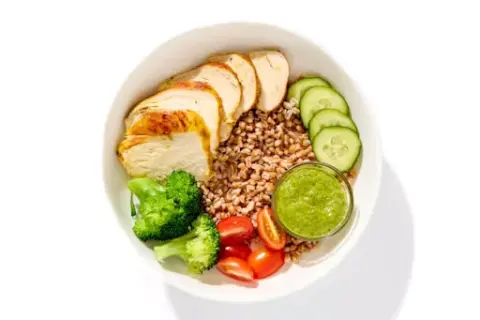 Garlic-Baked Chicken Bowl