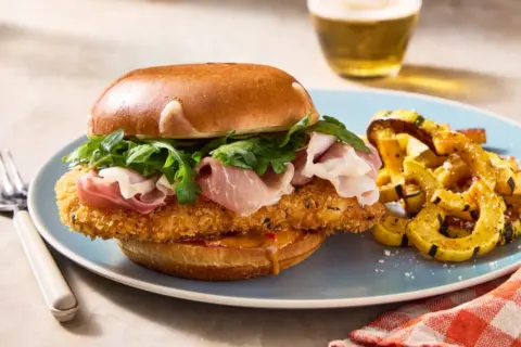 Crispy Chicken & Prosciutto Sandwiches