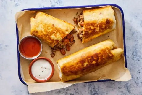 Express Recipe! Bean & Cheese Burrito