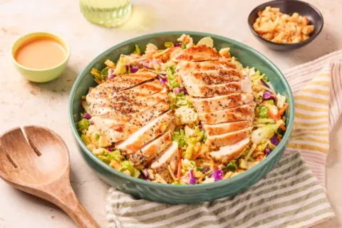Buffalo Ranch Chopped Salad & Chicken