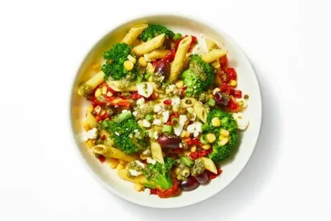 Sun-Dried Tomato & Goat Cheese Pasta Salad