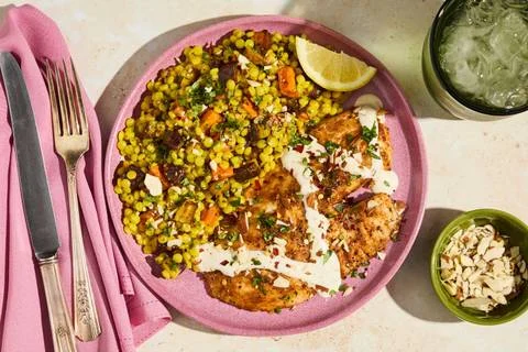 Moroccan-Spiced Tilapia with Couscous