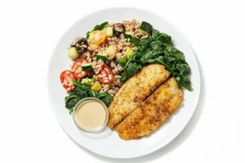 Lemon Baked Tilapia with Cajun Cream Sauce