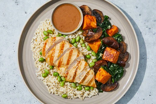 Tokyo-Style Curry Chicken & Mushroom Bowl