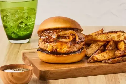 BBQ Cheddar Beef Burgers