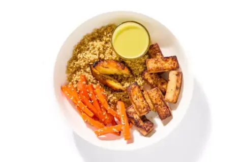 Tangy Tofu Quinoa Bowl