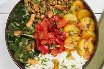 Jerk Lentil & Plantain Bowl