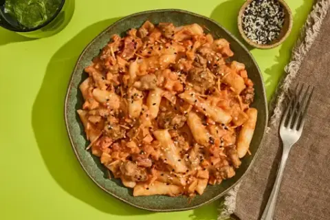 Rice Cakes with Pork Ragù