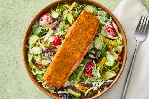 Low-Lift Smoky Mustard 2x Cod & Southwest Salad