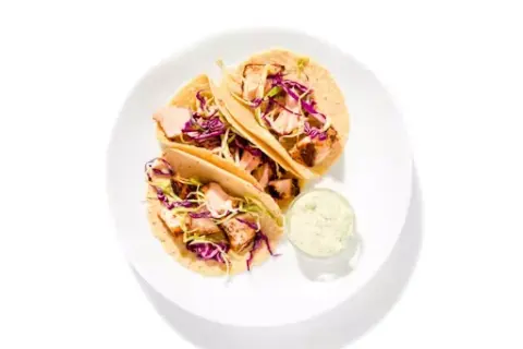 Seared Salmon Tacos