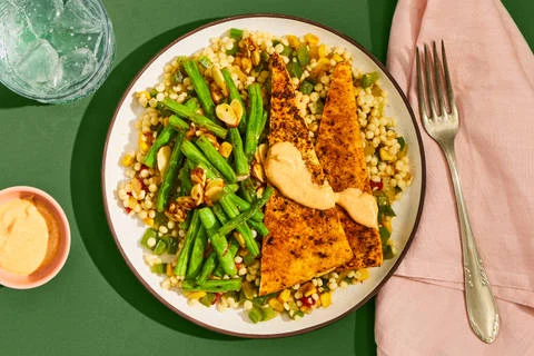 Blackened Tofu with Spiced Aïoli