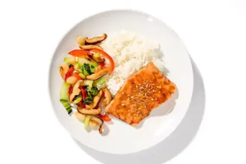 Filipino Adobo Glazed Salmon