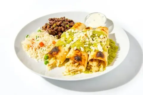 California-Style Chicken Enchiladas