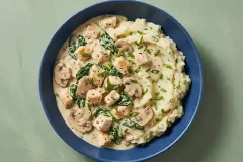 Creamy Chicken & Mushroom Fricassee