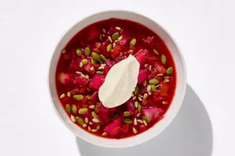 Lemon Ginger Lentil Borscht