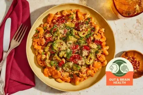 Creamy Tomato Pasta with Steak